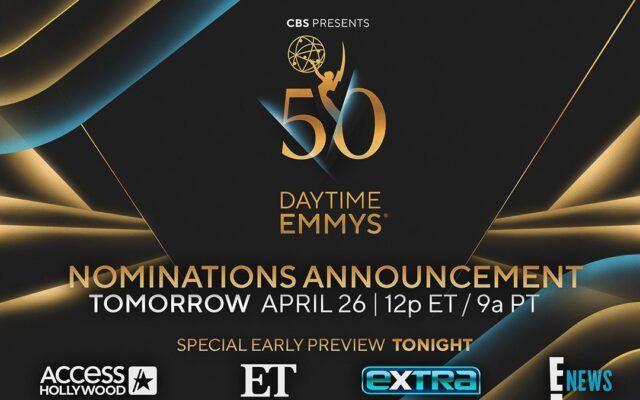 Access Hollywood, Entertainment Tonight, Extra, E! News, The 50th Annual Daytime Emmy Awards, Daytime Emmy Awards, The Daytime Emmy Awards, Daytime Emmys, The National Academy of Television Arts & Sciences, NATAS, #DaytimeEmmys, #Emmys, #Daytime